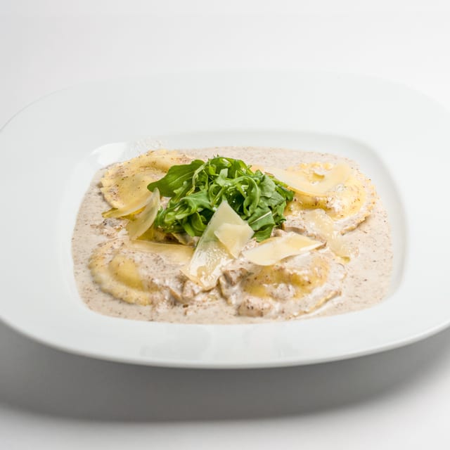 Truffle Porcini Ravioli.