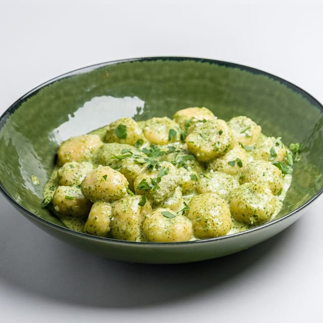 Gnocchi Pesto.