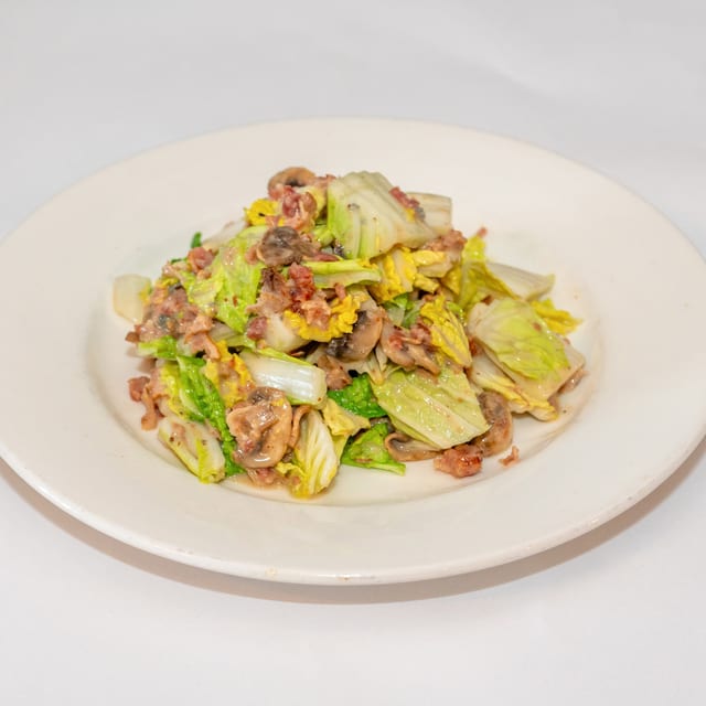 Warm Napa Cabbage Salad.
