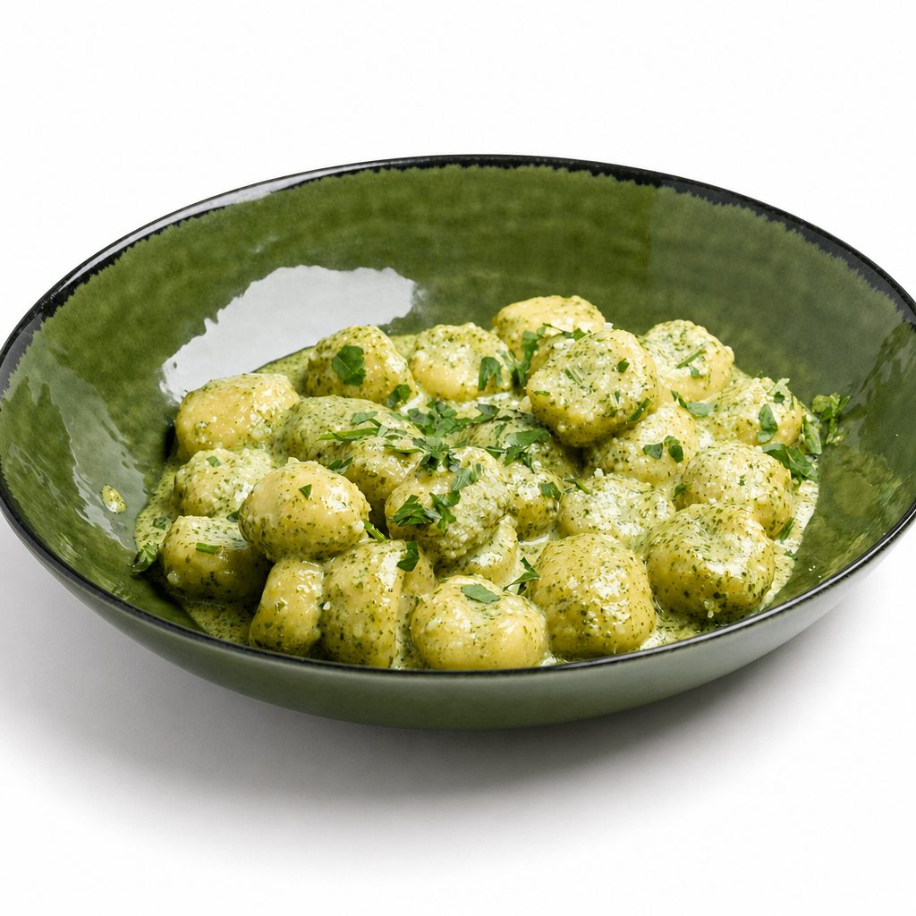 Gnocchi Pesto.