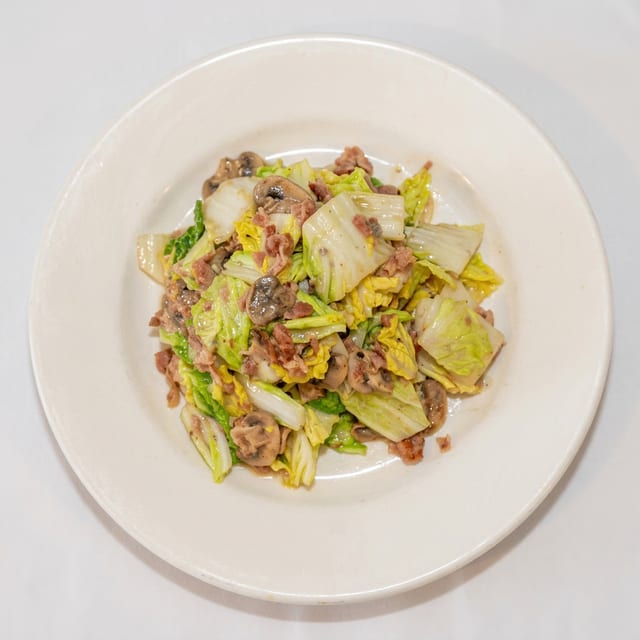 Warm Napa Cabbage Salad.