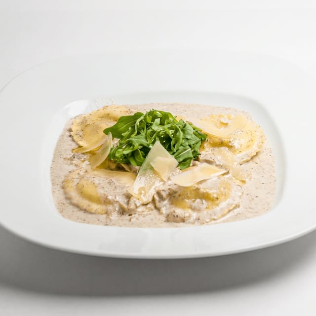 Truffle Porcini Ravioli.